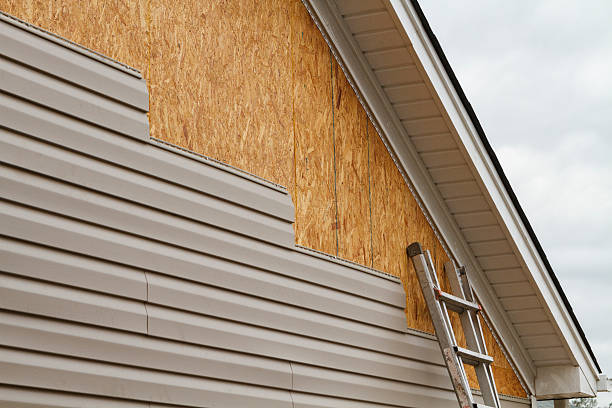 Professional Vinyl Siding technician working in Bremen, GA
